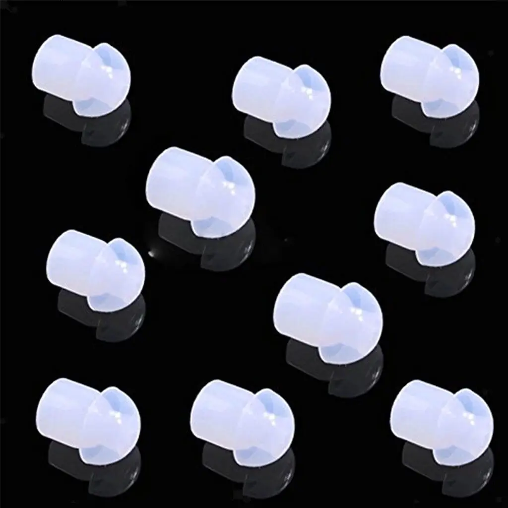 100pcs x Replacement Rubber Mushroom Style Radio Eartips Earbud Tips for baofeng motorola radio