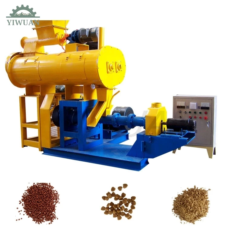 Hot Selling 180-200Kg/H 90Kw Moringa For Animal Feed Slow Feed Pet Bowl Feed Extruder