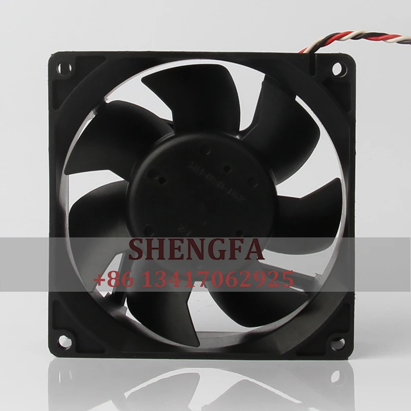 Cooling Fan NMB Chassis 3615KL-04W-B86 9CM DC 12V 2.10A Resistance Thermal Temperature Control 9038 92X92X38MM
