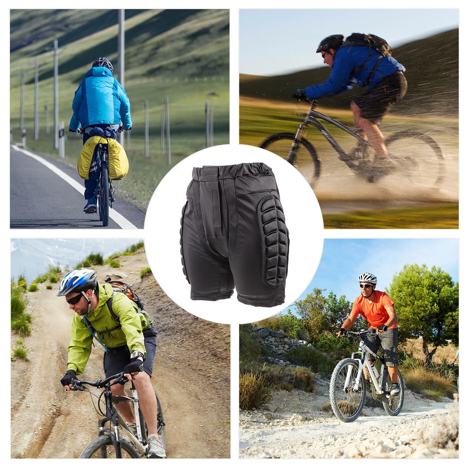 

Hip Protection Pants Premium Sponge Material Durable Sports Ski Snowboard Cycling Anti-fall Trouser Protective Function