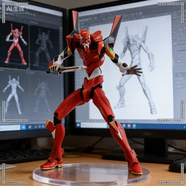 

Bandai TNT Limited THE ROBOT SPIRITS Evangelion Unit-02 New Century Greetings Now in Stock Toys Gift