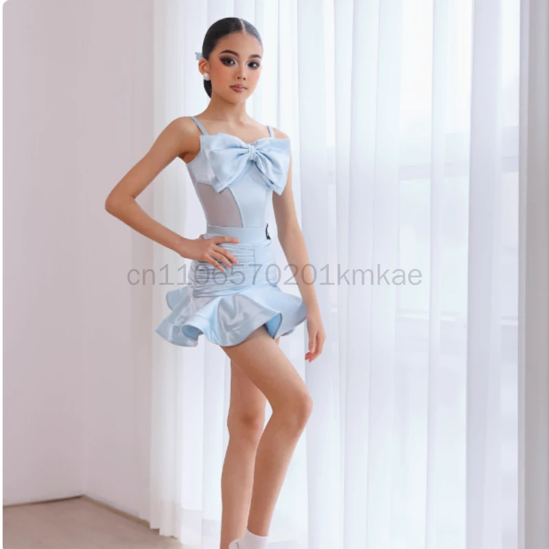 costume-d'entrainement-de-danse-latine-pour-filles-costume-de-spectacle-pour-enfants-reglements-de-competition-robe-de-danse-latine-nouvelle-collection