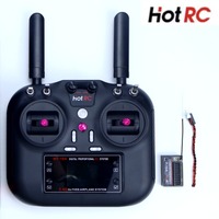 Hotrc Hot rc HT-10A HT10A 2.4Ghz 10CH Remote Controller F-10A F10A Receiver For RC Aircraft Vehicle Boat Drone Accessories Parts