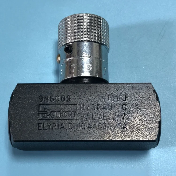 pa rker Teil 9N600S Colorflow In-Line Directional Control n eedle Valve General Purpose-N-Serie