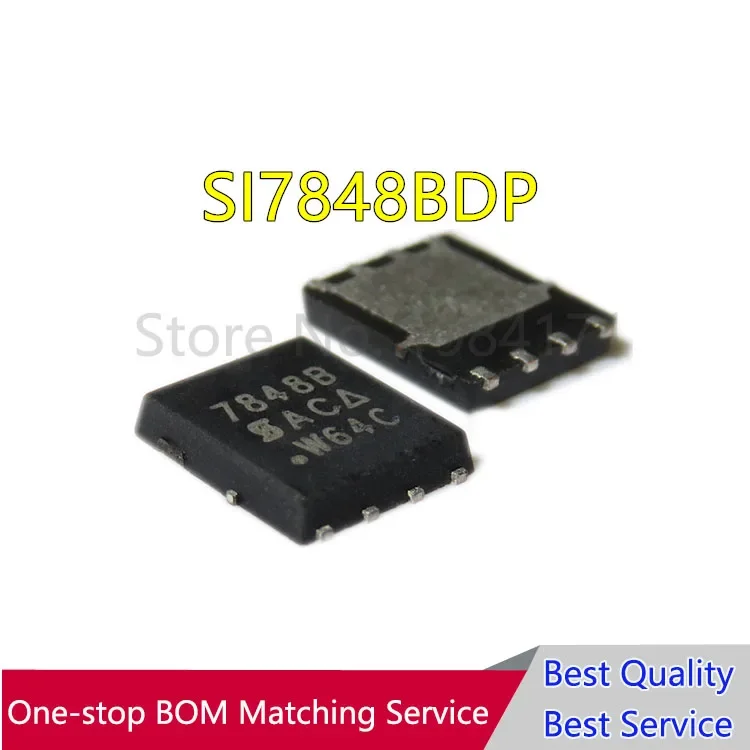 

10Pcs SI7848BDP-T1-GE3 SI7848B 7848B QFN8 New