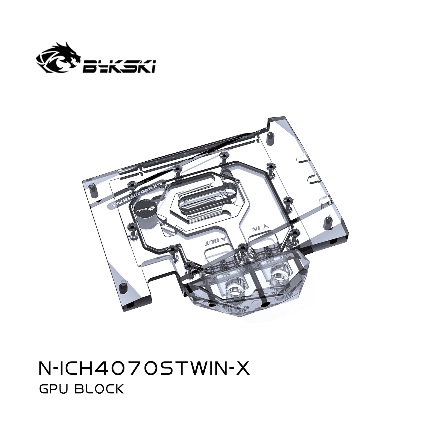 Bykski GPU Water Block for INNO3D RTX 4070 SUPER TWIN X2 RTX4070TI