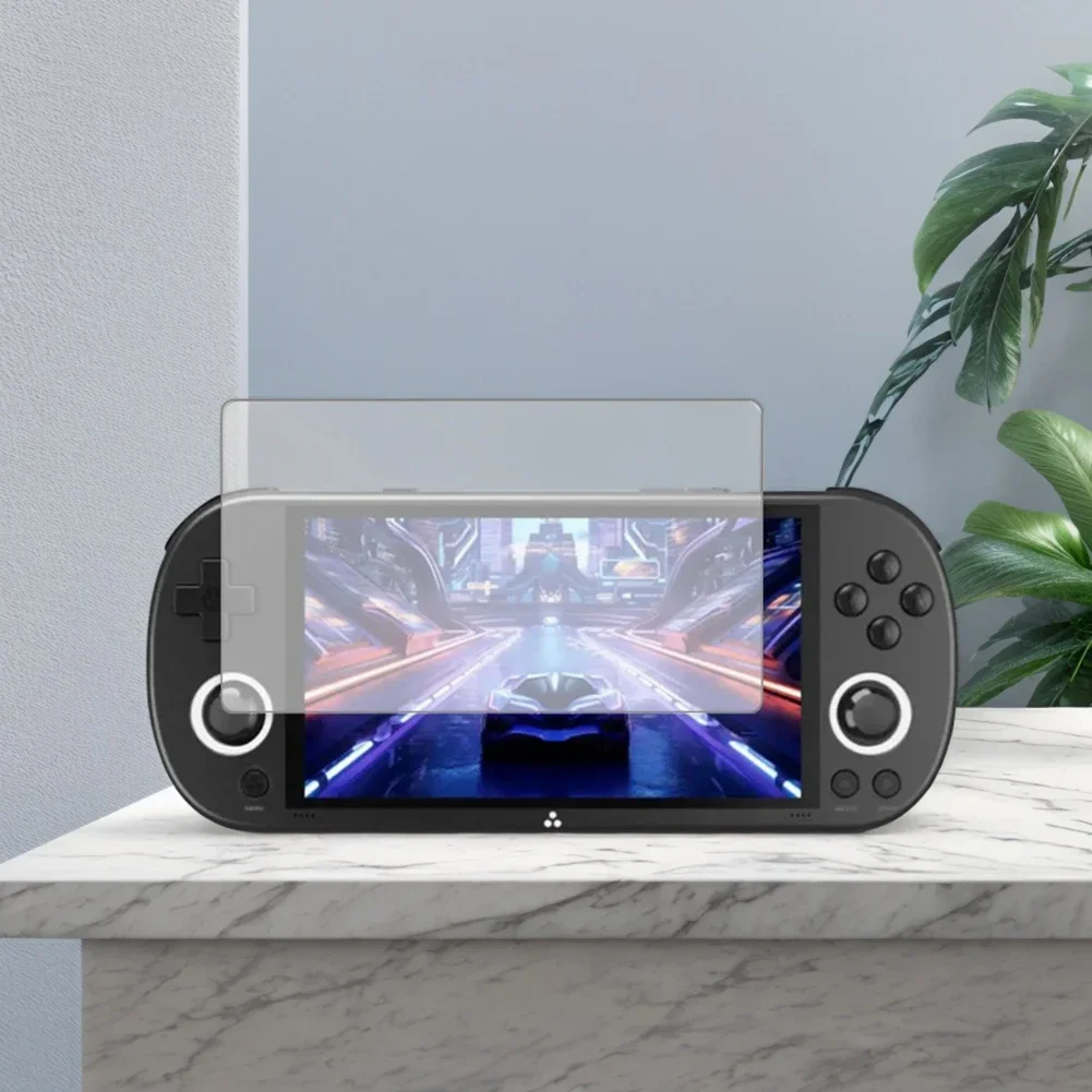 ل Trimui الذكية برو لعبة وحدة التحكم واقي للشاشة فيلم المضادة للخدش الزجاج المقسى فيلم شاشة المقسى فيلم لعبة الملحقات