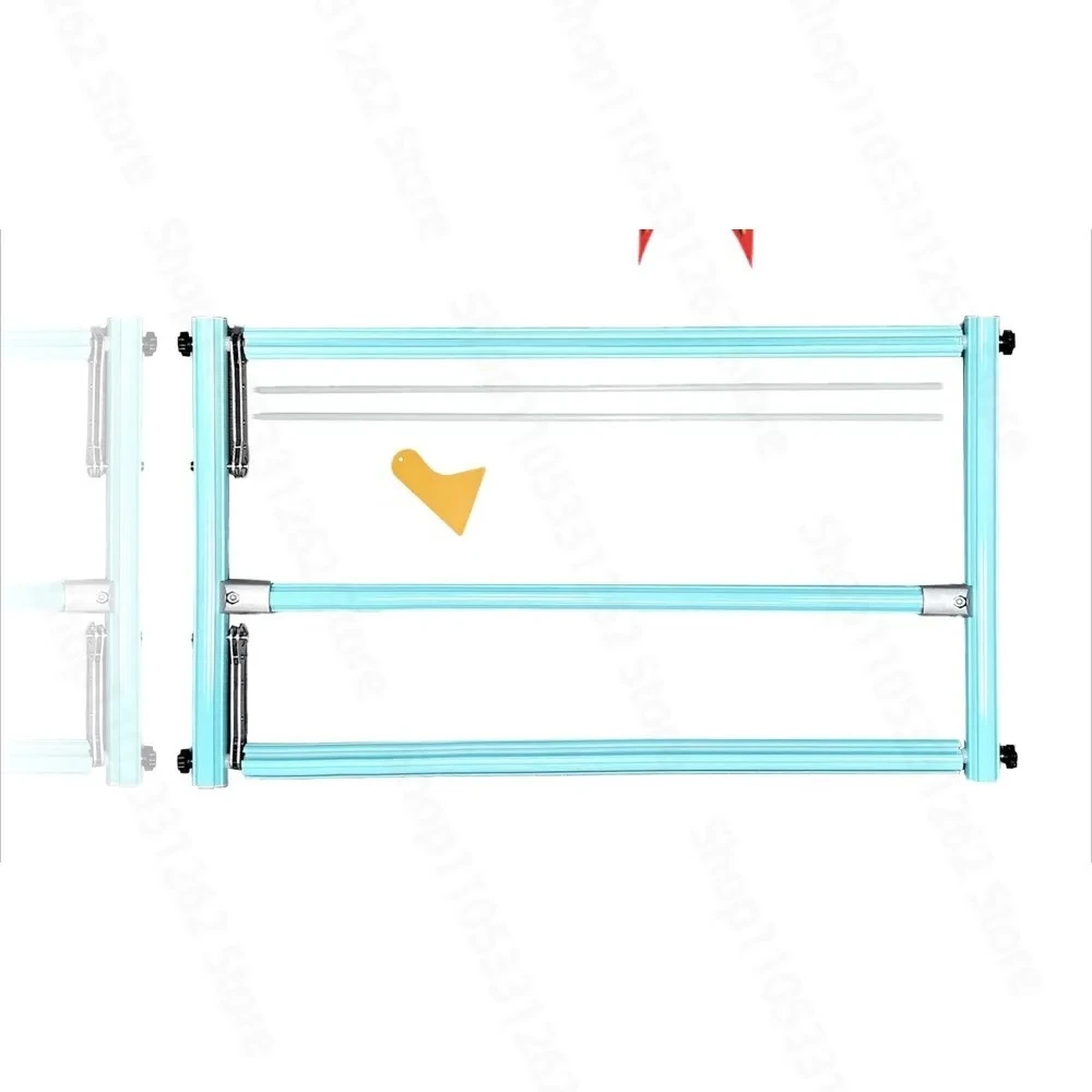 Heavy Duty Four Groove Two Way Ratchet Embroidery Frame Thickened 35MM High Strength Aluminum Alloy Press Bar