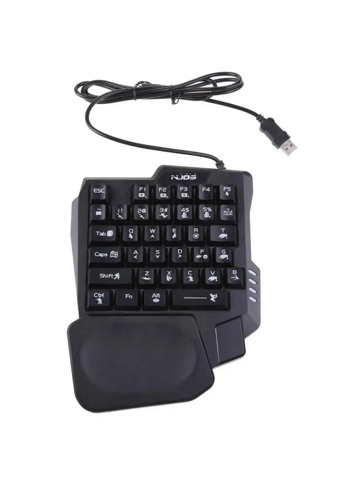 Gaming Keyboard Full for Key 35 USB Gaming Keyboard One-Handed