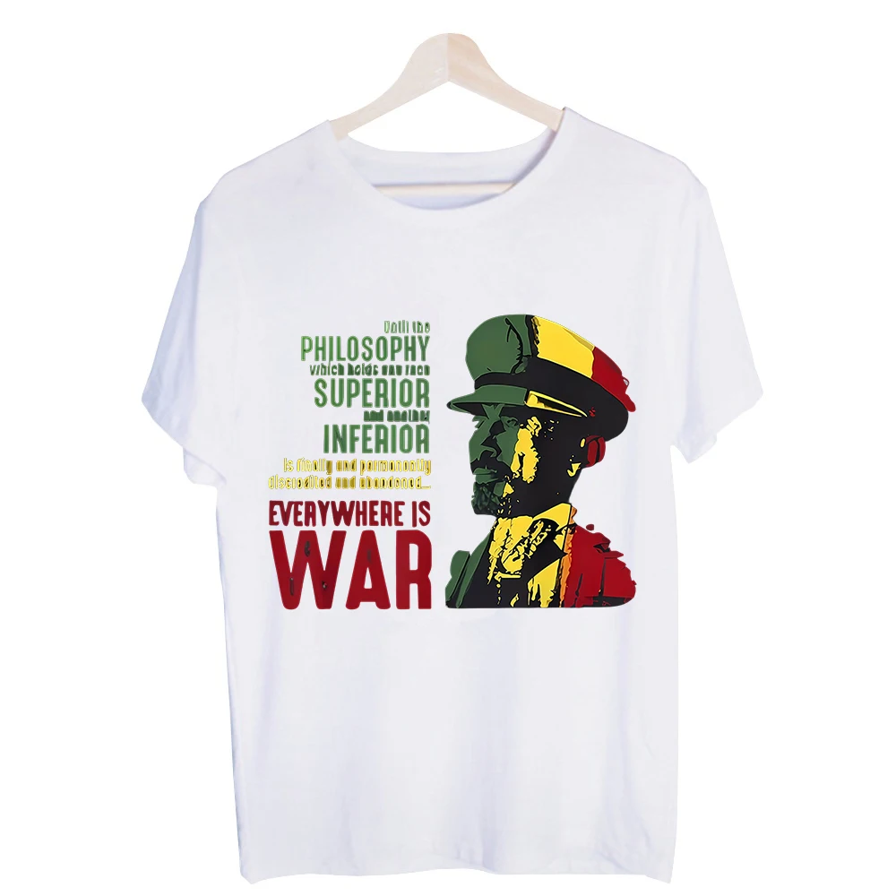Men's Portrait with Typography Print Graphic Tee, Short Sleeve Crew Neck T-Shirt for Casual Streetwear and Daily Wear