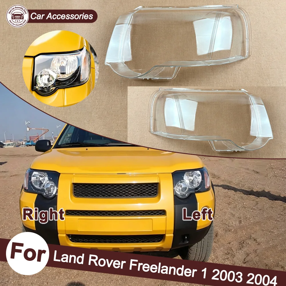 

Transparent Headlight Cover Lampshade Headlamp Lamp Shell Plexiglass Replace Original Lens 2003 2004 For Land Rover Freelander 1