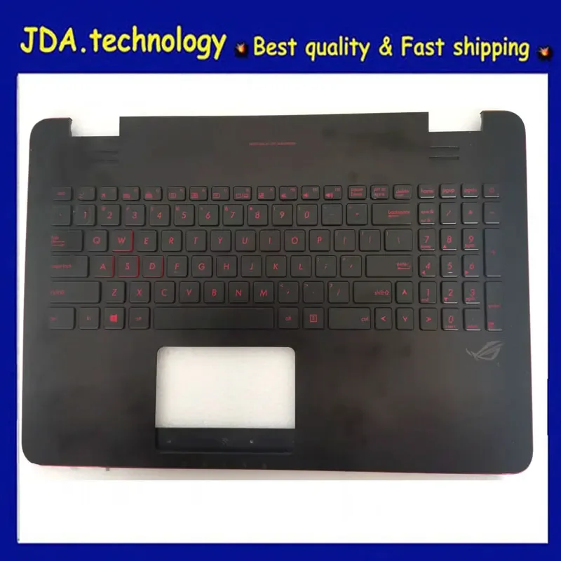 

MEIARROW 95%New FOR ASUS G551 G551JM G551JW G551JK N551J Palmrest US keyboard upper cover With Backlight,100%test