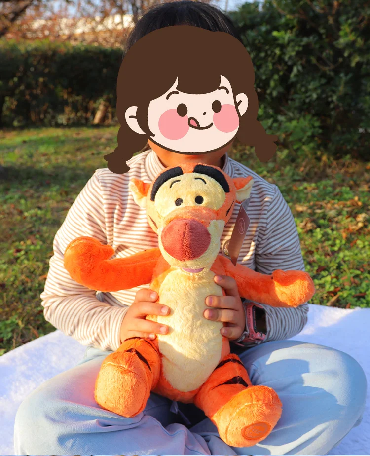 Niedliche Winnie Puuh Plüschtiere, Stofftier-Set, meine Freunde Tigger und Pooh Bär, weiche Großhandelspuppen, Weihnachtsgeschenke für Kinder – Detail 2