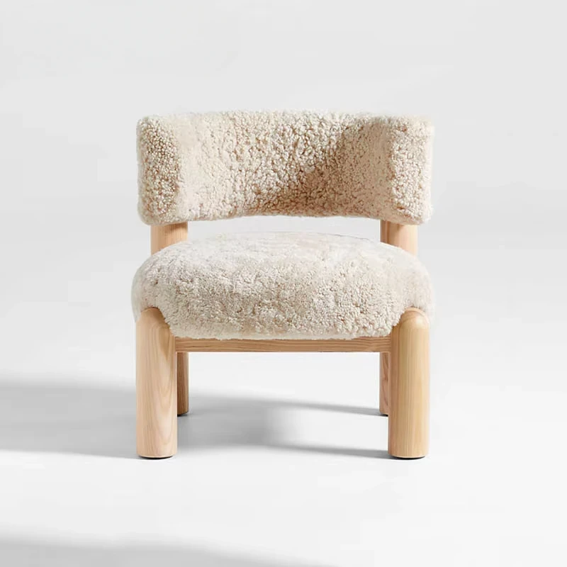 High Quality Wool Fabric Leisure Sherpa Chairs for Living Room Furniture