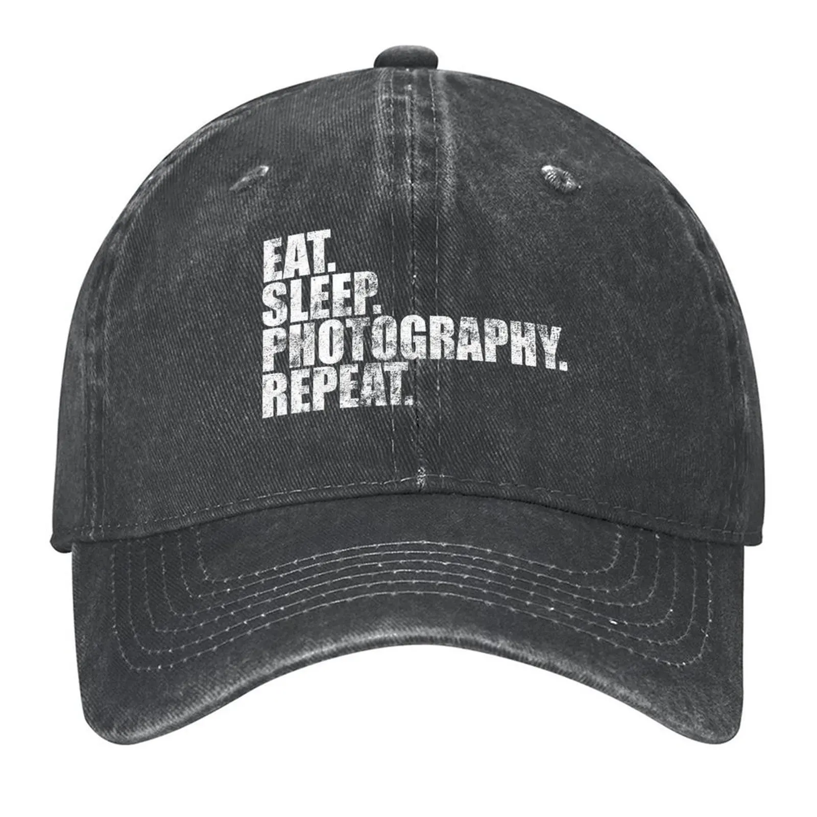 التصوير الفوتوغرافي أكل النوم التصوير الفوتوغرافي تكرار قبعة بيسبول الفاخرة رجل قبعة البرية الكرة قبعة لطيف الأسود النساء الشاطئ أزياء الرجال