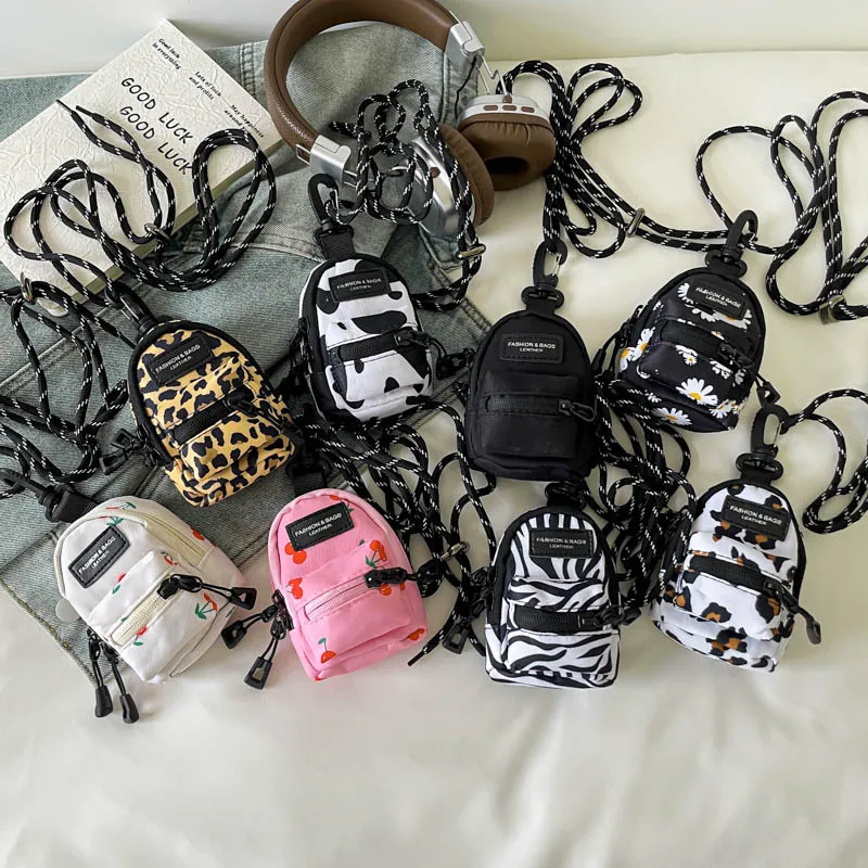 

Mini Lipstick Earphone Small Bag 2025 New Trendy Fashion Pendant Bag Niche Design Fabric Shoulder Crossbody Bag