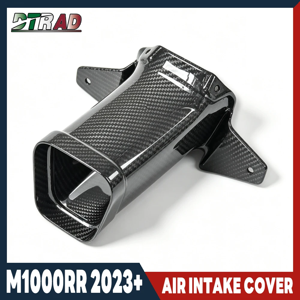 For BMW M1000RR M 1000 M1000 RR 2023-2026 Carbon Fiber Luftkanal Air Intake Hood Ducts Cover Channel Motorcycle Front Fairings