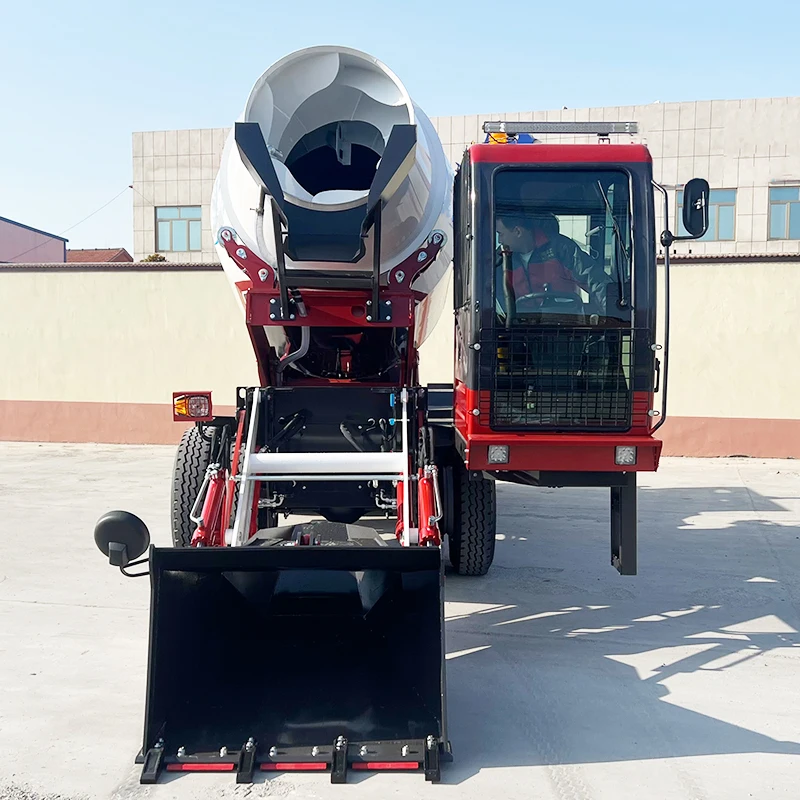 Automatic Self Loading 3.5M3 Capacity Mobile Concrete Mixer Truck Machine for Building