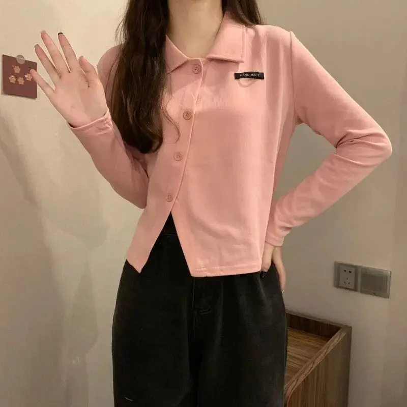 

Женская футболка с коротким рукавом и разрезом, легкая толстовка на диагональной молнии, идеально подходит для миниатюрных фигур, для переходных сезонов ​