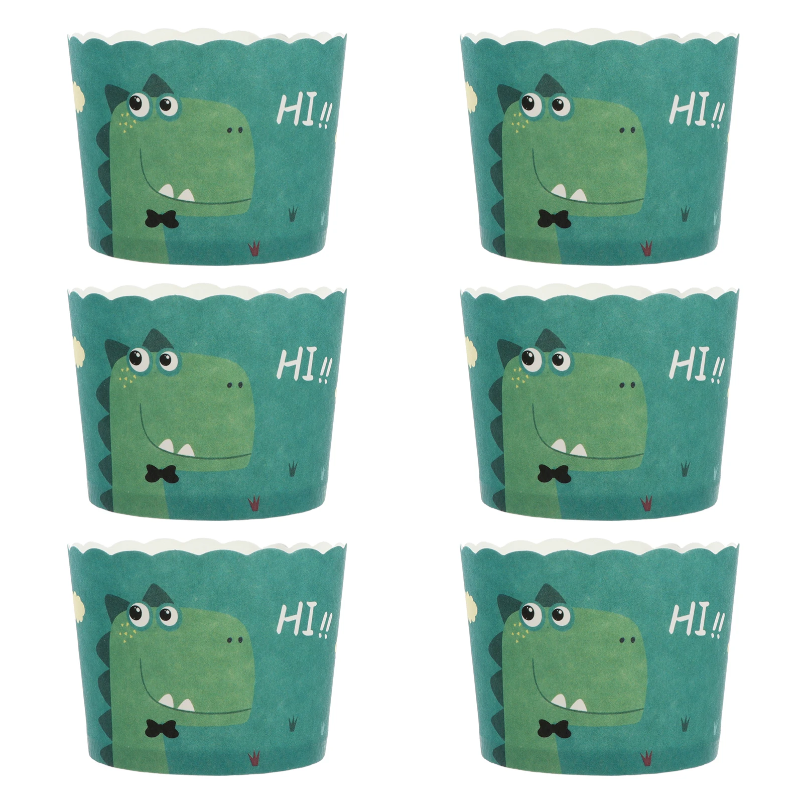 

150 Pcs Disposable Cake Cups Paper Dessert Bowls Baking Muffin Cupcake Party Supplies Mini Box Food Grade Biodegradable