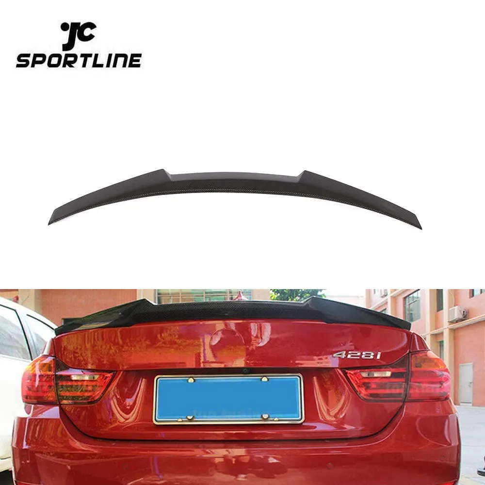 

For BMW 4 Series F32 Coupe Carbon Fiber Rear Trunk Spoiler Boot Wing Lip 418i 420i 428i 430i 435i 440i 2014 2020