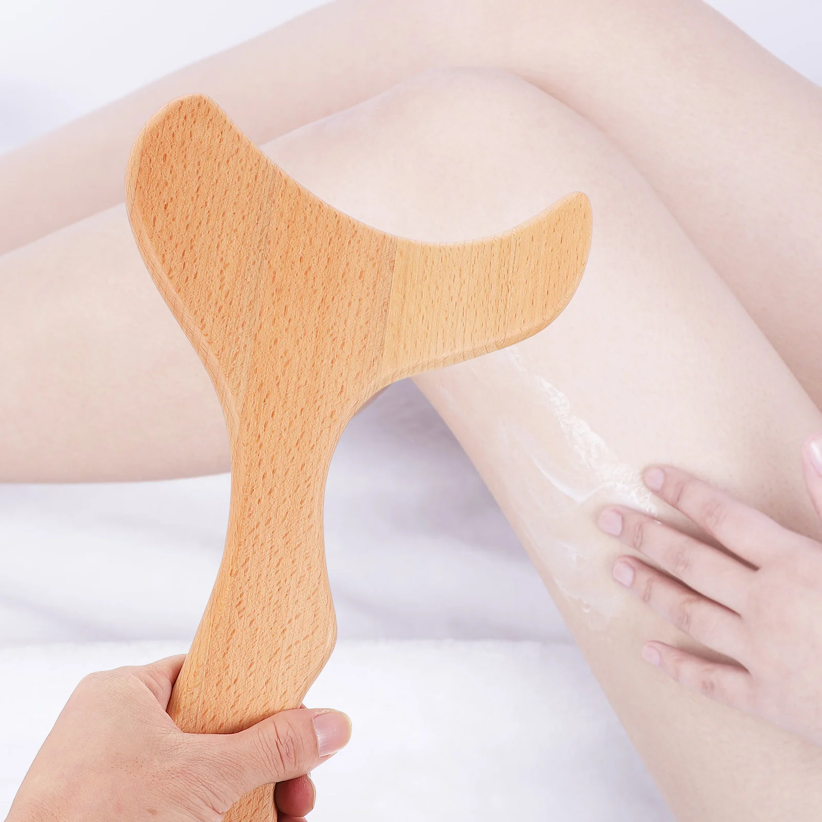 لوحة تدليك خشبية على شكل سمكة أداة كشط الجسم والوجه والرقبة والظهر لوح تدليك لتجريف ميريديان والاسترخاء