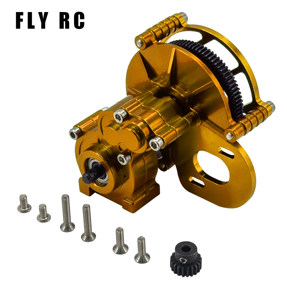 Zestaw skrzyni biegów z metalową przekładnią do modernizacji Axial Scx10 scx10 ii 2 gąsienica rc Akcesoria samochodowe 1/10