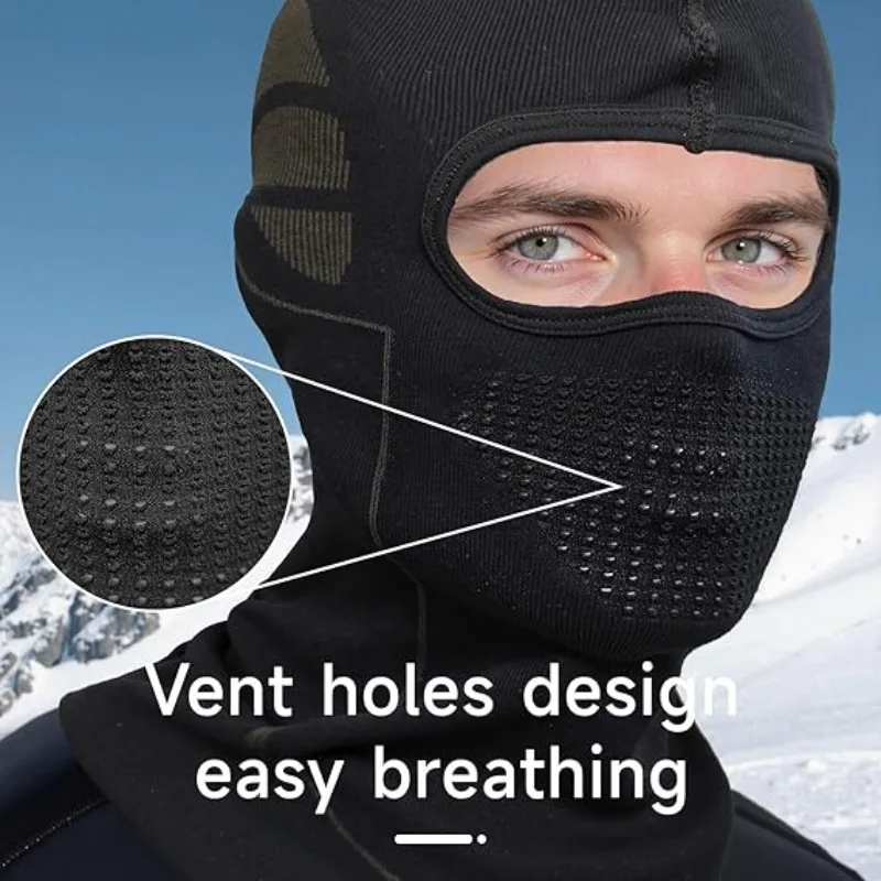 AliExpress NONE Men Women Cold-Proof Thermal Scarf Winter Ski Hat Balaclava Full Face Mask Ski Cycling Hunting Head Neck Cover Helmet Liner Cap