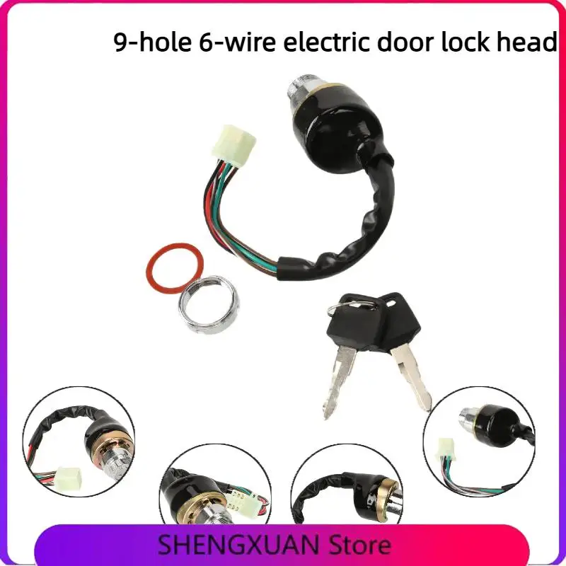 2 Keys Included Ignition Switch: 3 Position For Honda Models Dirt Bike & Go Kart 6 Wire for Car Motorcycle Scooter ATV