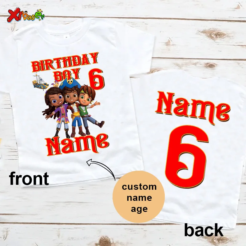 Boys Birthday T Shirt Custom Name Santiago Shirt Tee Toddler Baby Gift Seven Star Birthday 5 3 Years Kids Happy Birthday Clothes