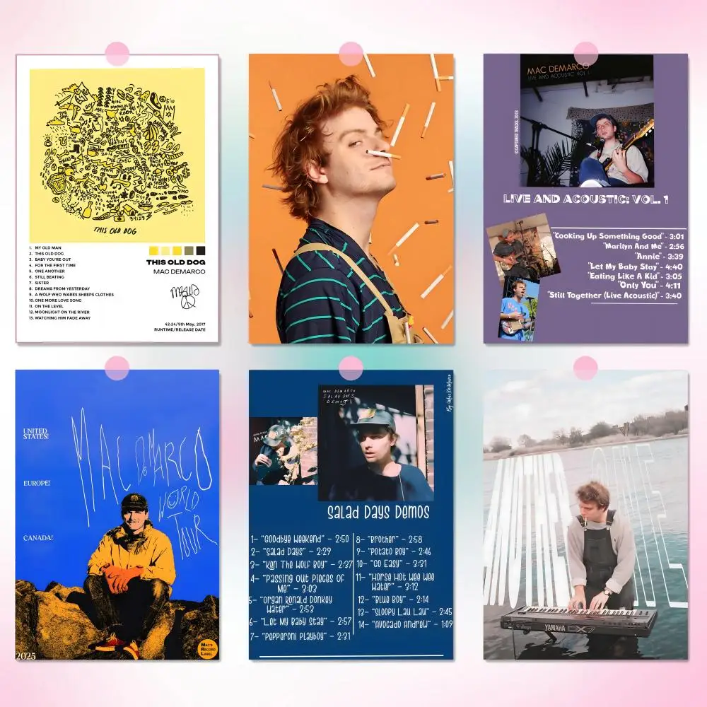 Singer Mac Demarco Cozy Space Addition Modern Wall Accent Modern Room Look Minimalist Wall Hack Instant Wall Refresh Poster