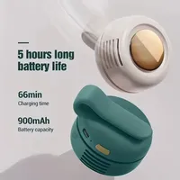Mini Clip Fan Hanging Waist Neck Fan 900mah USB Leafless Electric Cooling Fan 3Speed Portable Cooler Air Conditioner for Outdoor