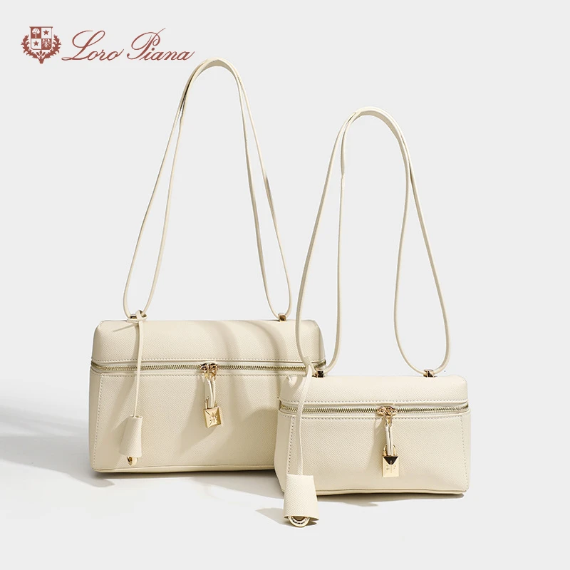 Loro Piana autumn and winter retro armpit bag new lunch box bag high-end portable shoulder bag women