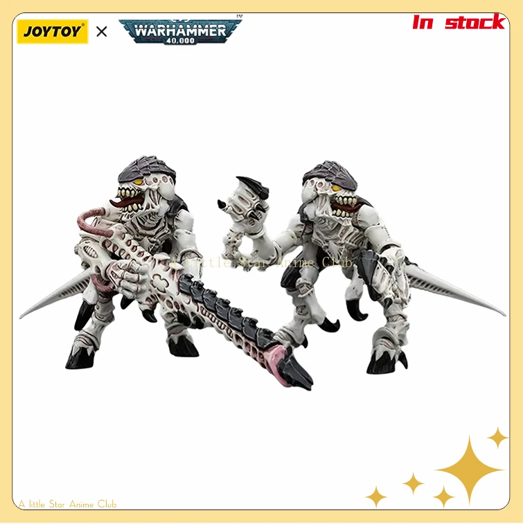 In Stock Original JOYTOY 1/18 Action Figure Tyranids Hive Fleet Leviathan Termagant with Spinefists Spike Rifle Model