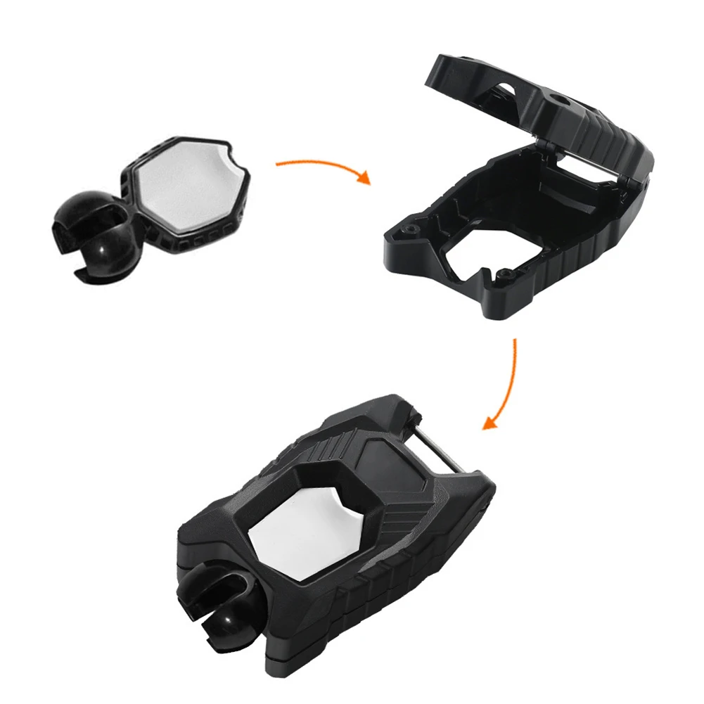 

Daily Use On-road Accessories Key Shell Key Cover 4*2*6cm Secure Installation High-quality Plastic Scratch-resistant