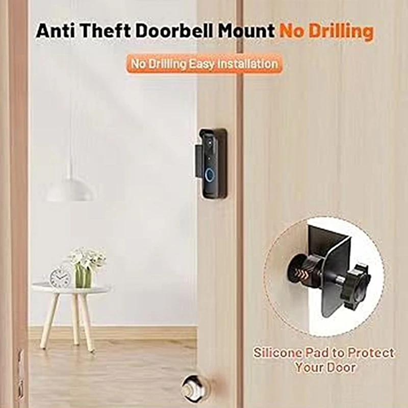 مقاوم للطقس في الهواء الطلق لحل تثبيت جرس الباب بالفيديو بدون حفر