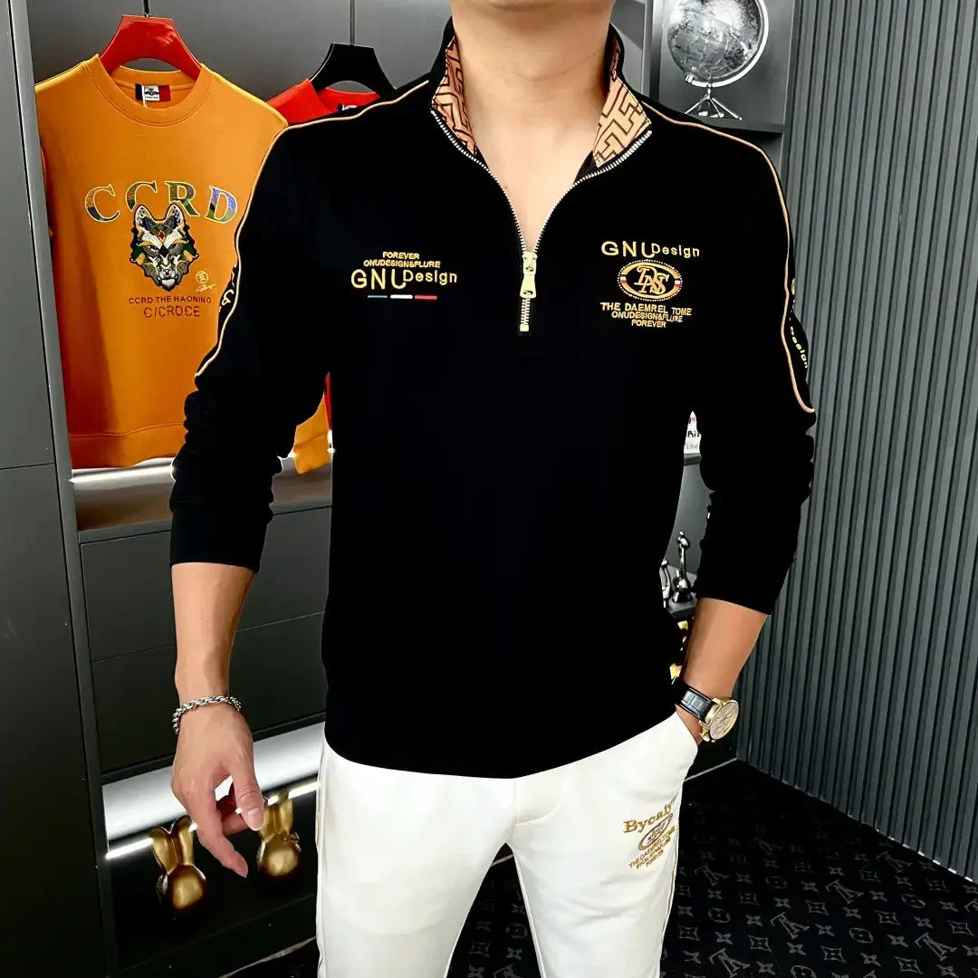 

Мужские брюки с длинным рукавом, повседневные, модные, приталенные, осенние, новинка 2024 года, хит продаж, стильные, новинка 2024 года