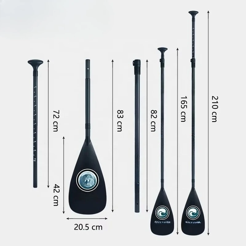 Double End Single Shaft Aluminum Paddle Multiple Color Options Stand Up Paddle Board Accessory For Outdoor Aquatic Surf Water