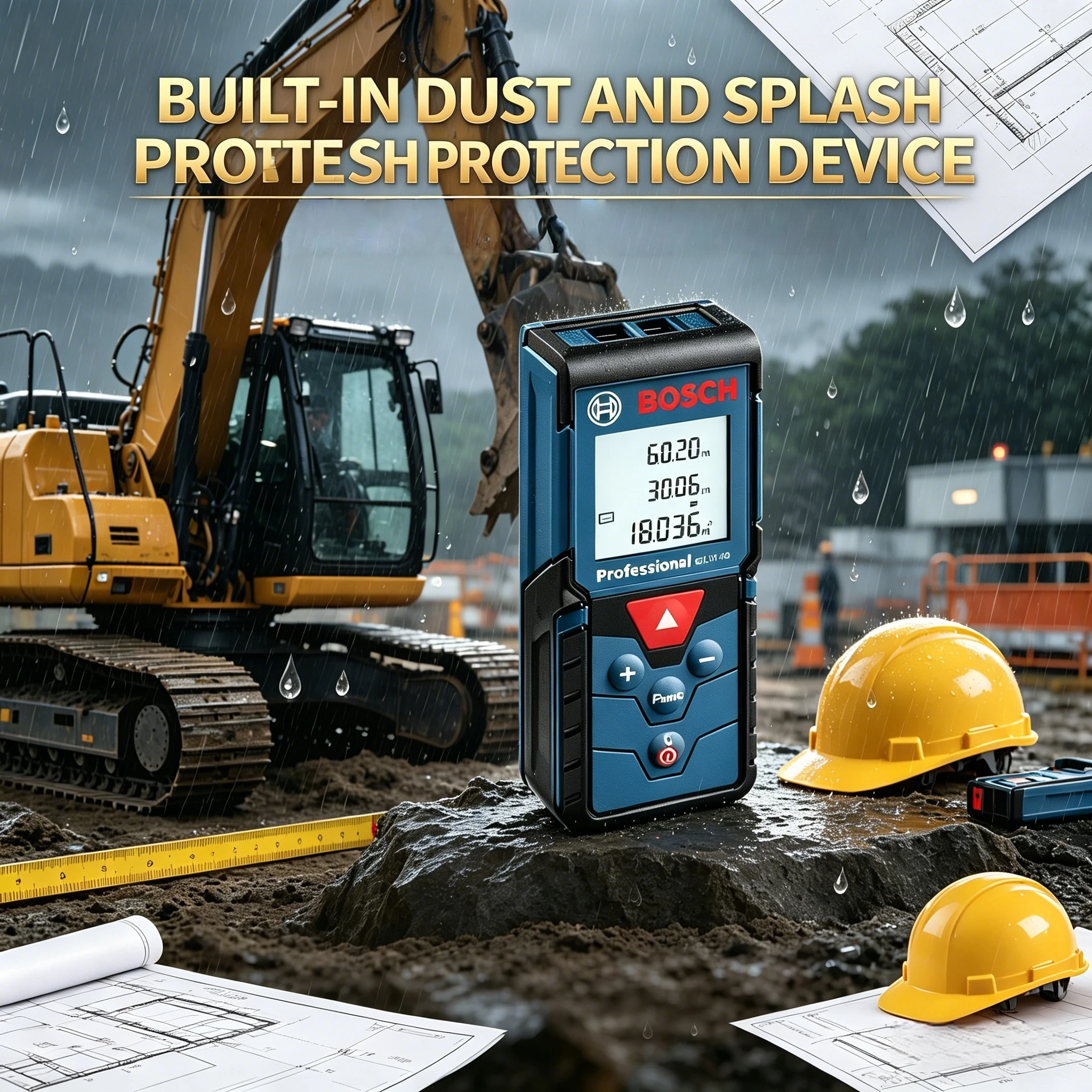 Laser Distance Measure - เครื่องวัดระยะด้วยเลเซอร์ BOSCH GLM 4000 ระยะการวัด 40
