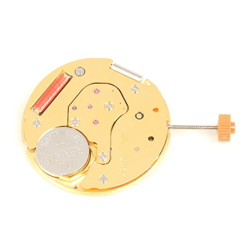 6004D Watch Movement 6004Two and A Half Needle Movement 3 O'Clock Calendar Quartz Watch Movement Replacement for RONDA