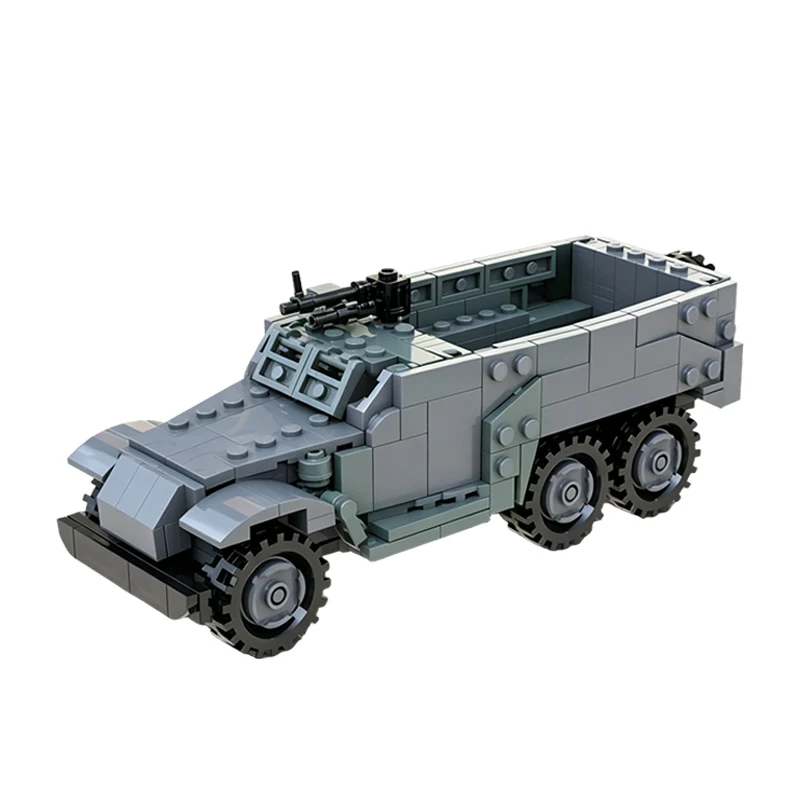 BTR-152A Armored Personnel Carrier Model MOC Building Bricks War Equipment Modular Technology Gifts Holiday Assemble Toys Suit