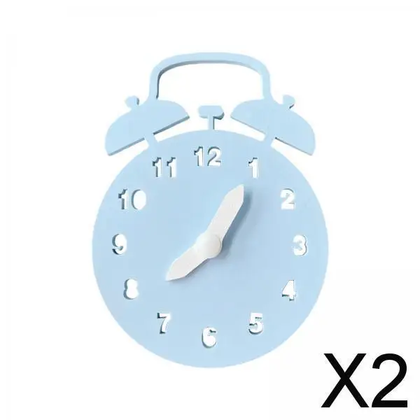 2xSensory Busy Boards Accessories Wooden Clock Educational Toys