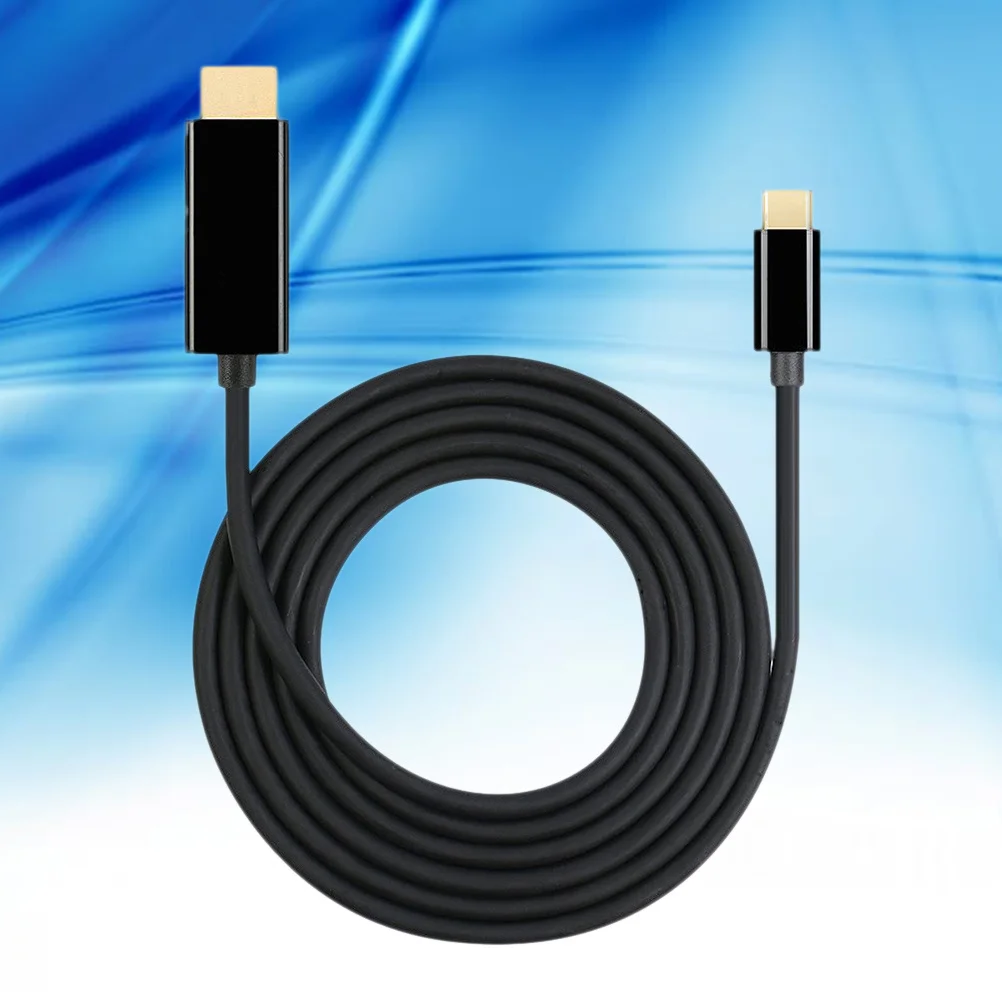 Kabel USB 3.1 Typu C o długości 1,8 m, ultracienki adapter do laptopa, monitora, projektora, kabel adaptera Typu C, komputery PC