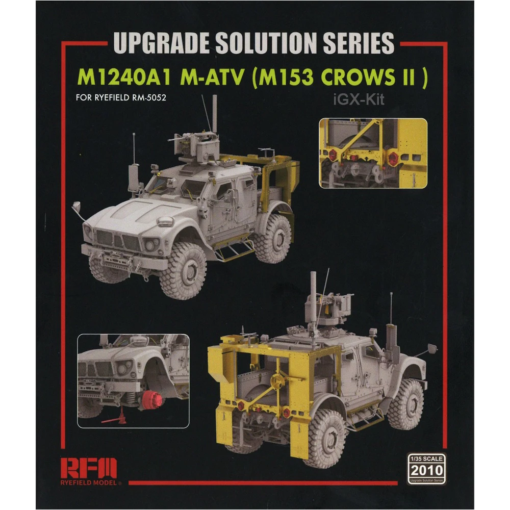 

RyeField RM2010, масштаб 1/35, набор обновленных деталей с фототравировкой для M1240A1 M-ATV M153, вороны, хобби, ремесленная игрушка, сборная модель, комплект