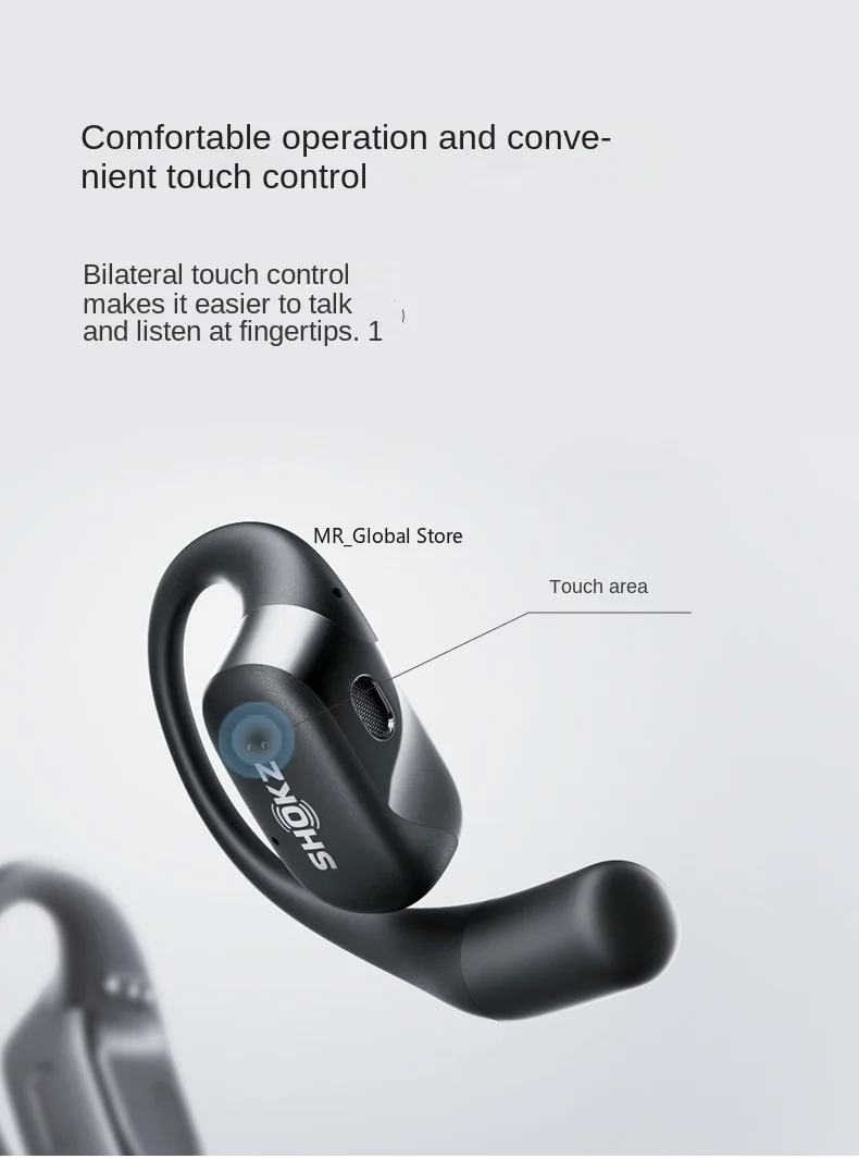 Shokz OpenFit T910 Bluetooth ヘッドフォン スポーツ イヤホン、指向