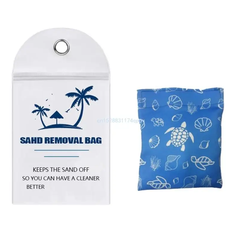 

Easy Use Sand Remover Bag Must Have for Beach Lovers Campers Vacation Essentials Dropship