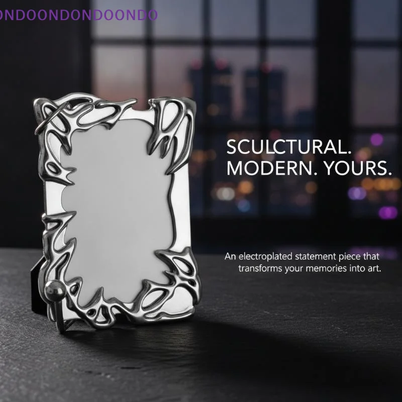 Electroplating Photocard Holder - Personalized Kpop Star Card Protection Cover Fluid Sculpted Edge