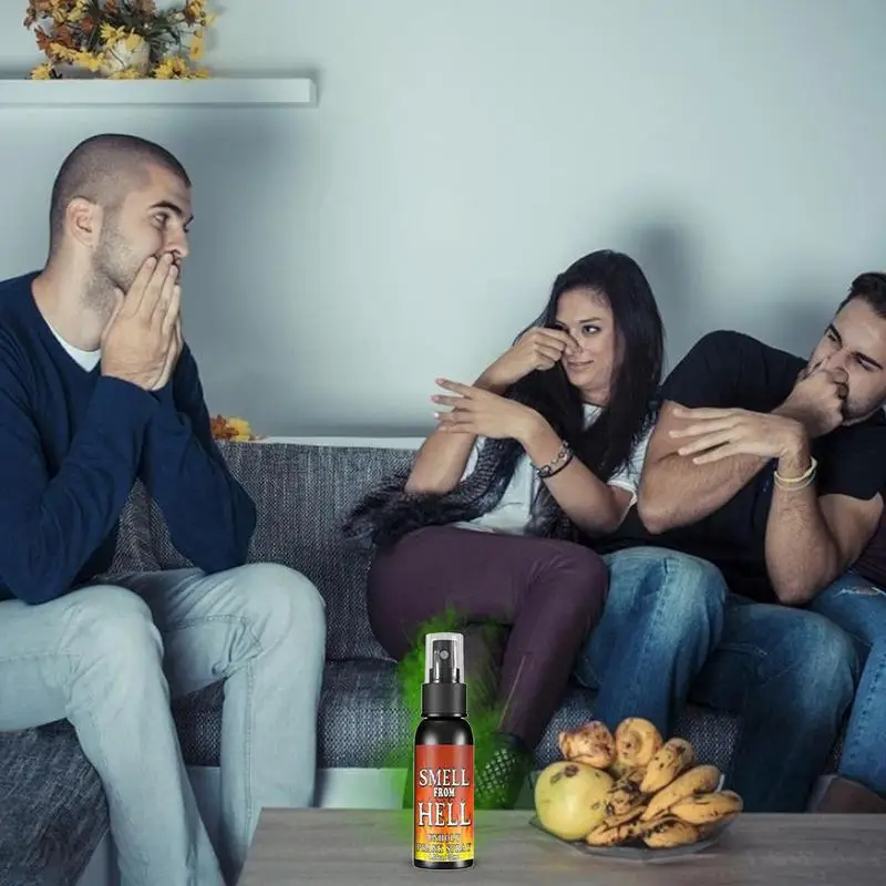 Spray per scoregge da 30 ml Odore dell'Inferno Spray Puant Spray per scoregge a lunga durata per scherzi Liquido Assfart Regali divertenti per bavaglini