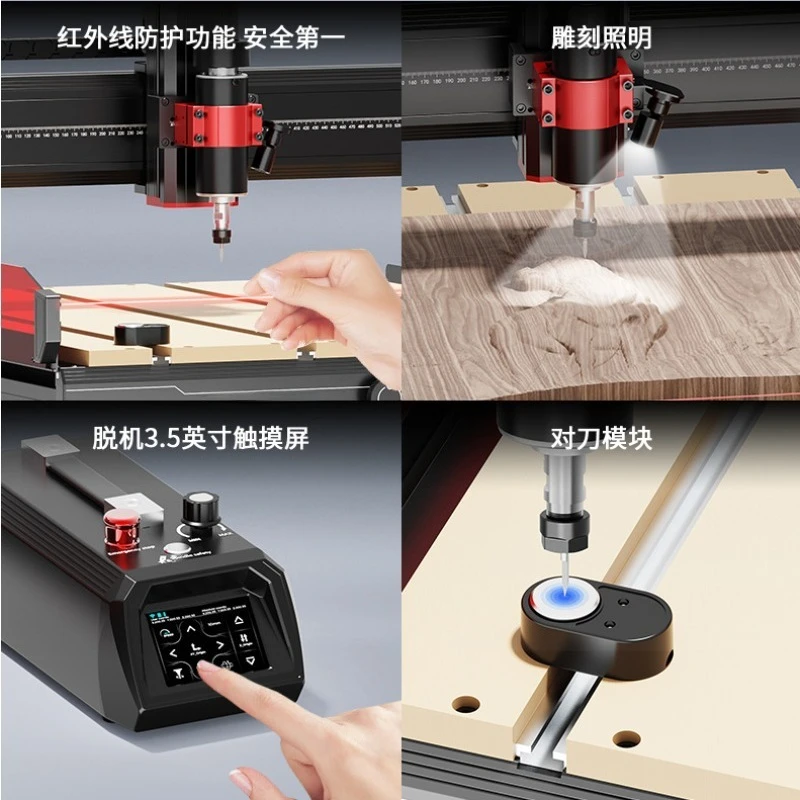 Engraving machine numerical control woodworking engraving machine, plastic relief metal cutting