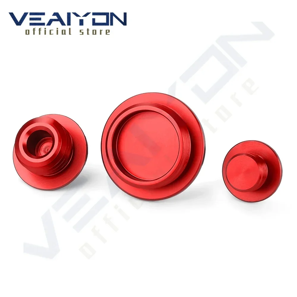 For Kawasaki KX250 KX 250F KX450 KX450 F KLX 450 R Motorcycle Engine Oil Filler Screw Cover Plug Fuel Gas Cap 30mm Accessories